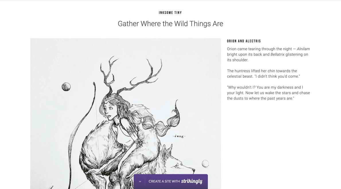 Illustrator作品集網站 Illustrator作品集網站